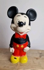 Vintage c1950's Mickey Mouse Walt Disney / Combex plastic squeaky toy 9.5”