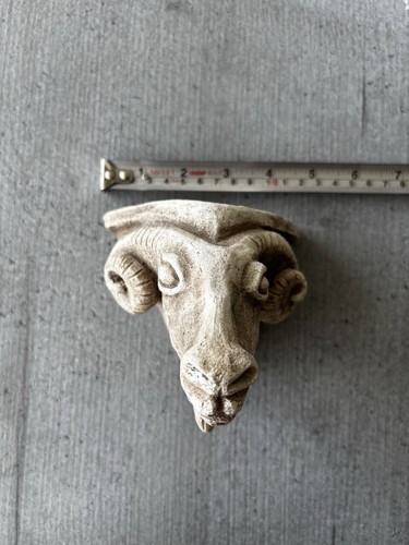 Stone rams head - stone, head!