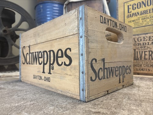 Vintage wooden soda ginger - wooden, ale