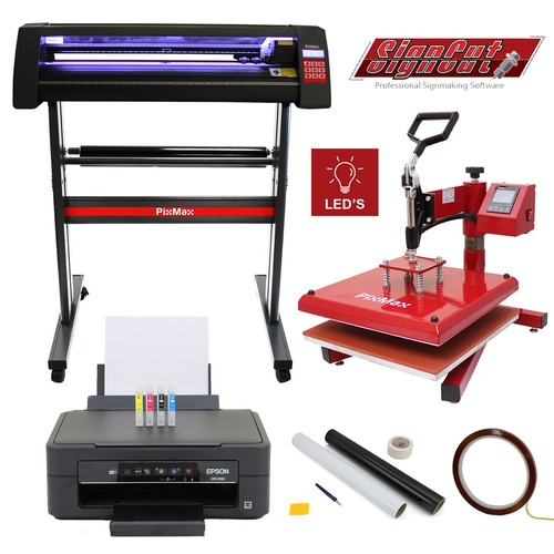 Swing heat press - swing, cutter