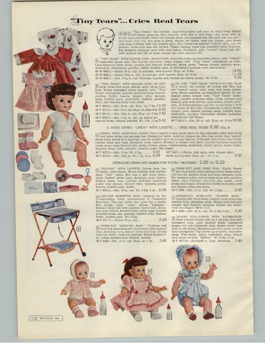 1956 paper doll - 1956, tiny