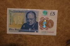COLLECTORS AA £5 POUND NOTE - AA02 358543 Good Condition