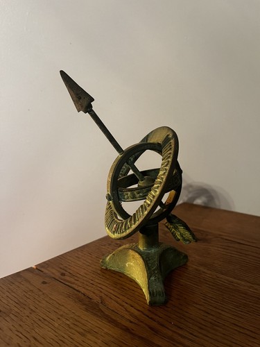 Armillary heavy metal sundial - armillary,