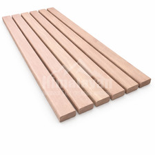 Hardwood sapele bench slats