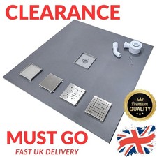 CLEARANCE Wet Room Shower Tray