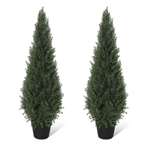 Artificial cypress topiary - artificial,