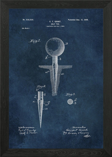Grant golf tee patent - , 1899