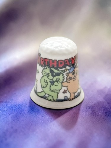 Vintage happy birthday cats - vintage,