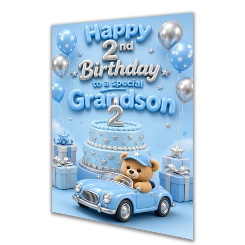 2nd birthday card for - card,