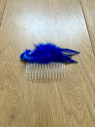 Navy blue feather showgirl - navy,