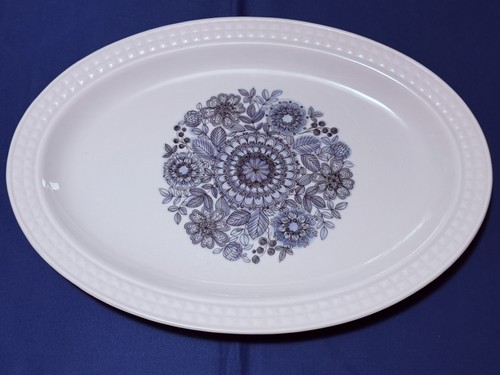 Vintage oval serving plate - vintage,