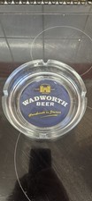 Collectible Vintage Wadworths Brewery Advertising Glass Ash Tray