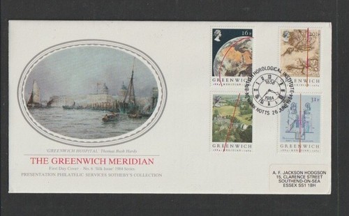 1984 sg1254 silk fdc - gb,