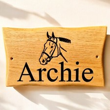 Personalised Horse Name Sign