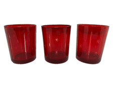 Votive Red Glass Tealight