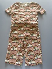 Girls Mini Boden Rainbow Pyjamas Pjs Age 9