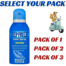 Deep Freeze Cold Spray 150ml Pain Relief Sprains Strains Joints Pain