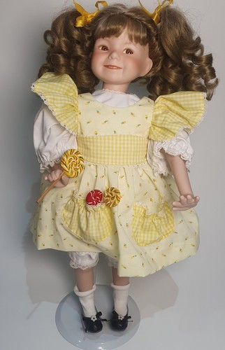 Porcelain doll sunshine and - porcelain, "sunshine