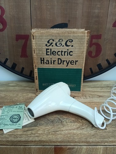 Vintage hairdryer with - g.e.c,