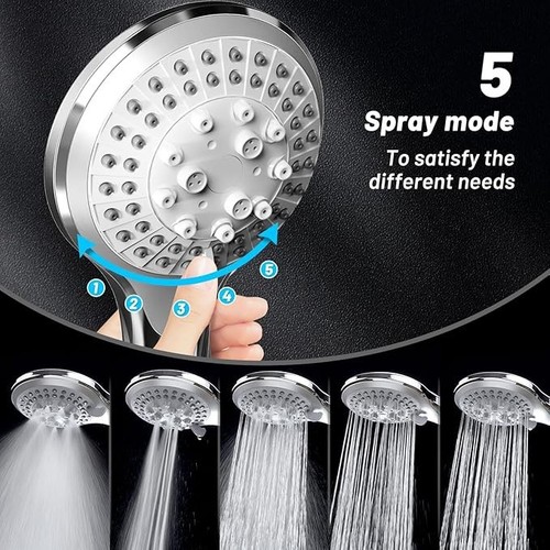 Chrome shower head - shower,