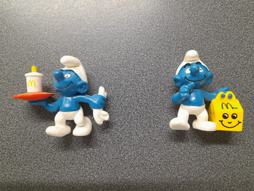 Mcdonald smurfs x 2 - ,