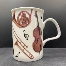 Retro 2007 RK Roy Kirkham Tableware Concert Instruments Fine Bone China Mug