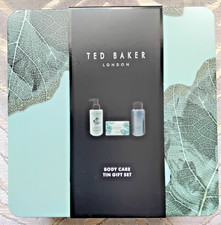 Ted Baker Body Care Tin Gift Set,  Antiperspirant, Hair/Body Wash & Soap Bar