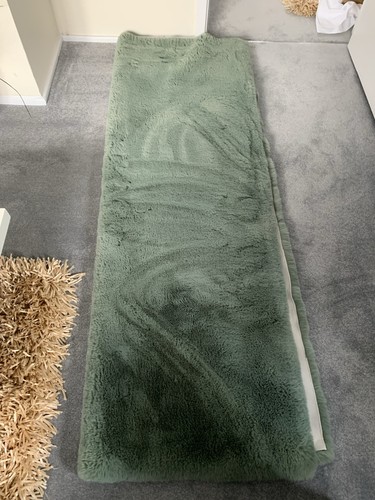 Rabbit fur faux rug - fur, rug/throw