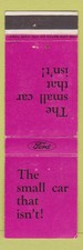 Matchbook Cover - Ford Escort