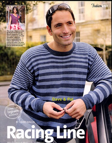 Original knitting pattern - knitting, mans