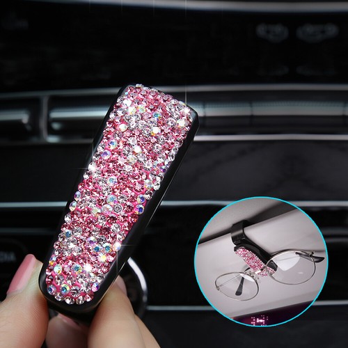 Pink bling rhinestone car - pink,