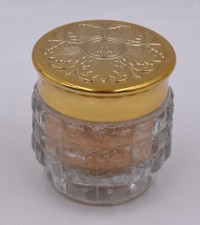 Vintage Chantilly by Houbigant Cream Perfume Sachet Jar Vanity Collectable