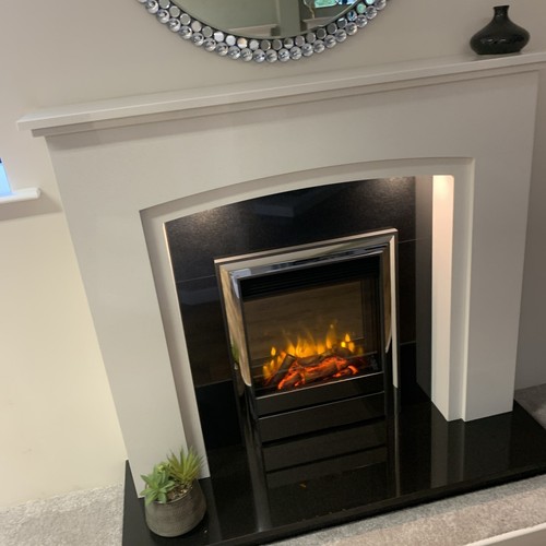 Florano marble fireplace - marble, 48”