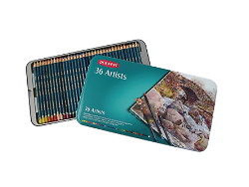 Derwent artists pencils - artists, tin