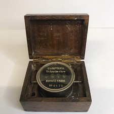 Victorian French Revolution Counter Velocity Meter Brevete S.G.D.G No 4474 Boxed