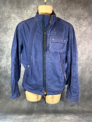 Star raw navy - blue, casual
