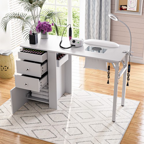 Foldable nail desk - foldable,