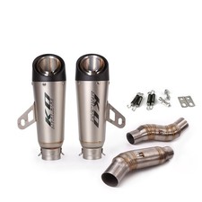 For Kawasaki Z1000 2010-2023, Z1000SX 2010-2019 Exhaust System Mid Pipe Mufflers