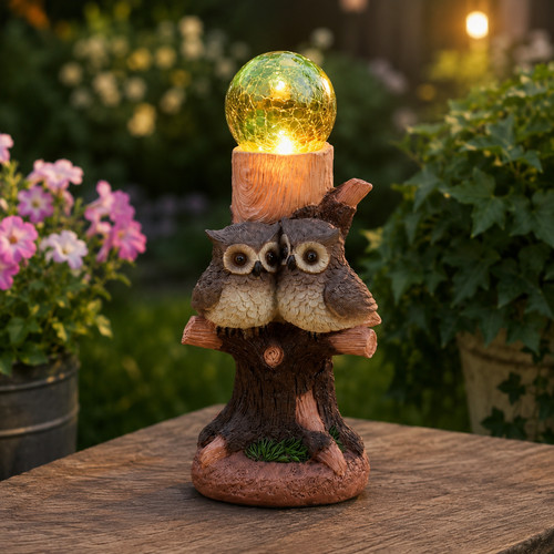 Solar led garden ornament - led, with
