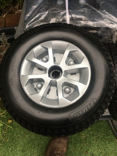 Mobility scooter wheels and - scooter,