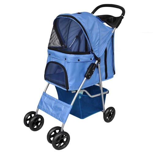 Folding pet stroller - folding,