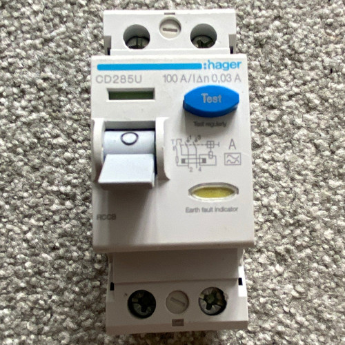 Hager cd285u rcd 100a - rcd, 30ma