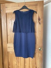 Boohoo Size 8-10 Navy Blue