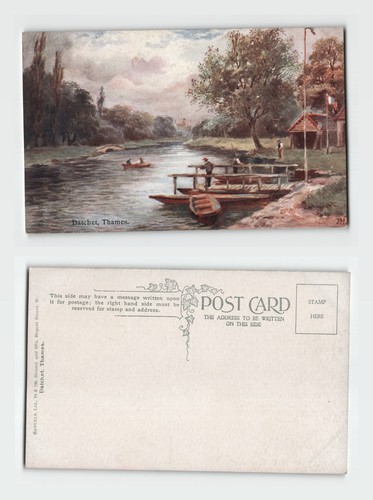 Postcard datchet thames - postcard,