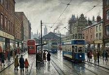 Birmingham Trams city center