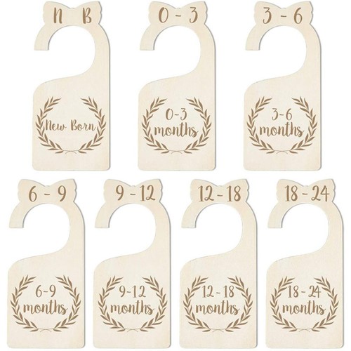 7pcs wooden baby closet - 7pcs,