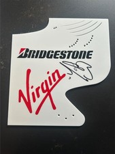 Brawn GP Hand Signed  Jenson Button F1 Rear Wing Endplate Display Piece 2009