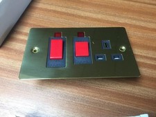 5 Cooker Switch Brass With Socket 23813 Volex