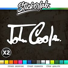 John Cooper Sticker, decal, X2 Mini, Clubman,One, works, JCW, R56, 52, Signature