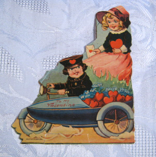 Rare antique paper valentine - antique,